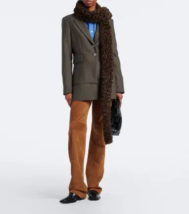 Nili Lotan Joan suede wide-leg pants | Thumbnail 6 Nili Lotan Joan suede wide-leg pants | Thumbnail 6
