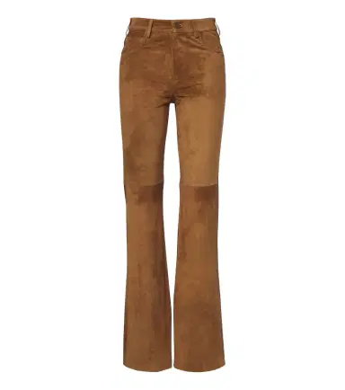 Nili Lotan Joan suede wide-leg pants | Thumbnail 1 Nili Lotan Joan suede wide-leg pants | Thumbnail 1