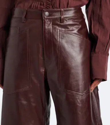 Nili Lotan Shon leather barrel-leg pants | Thumbnail 2 Nili Lotan Shon leather barrel-leg pants | Thumbnail 2