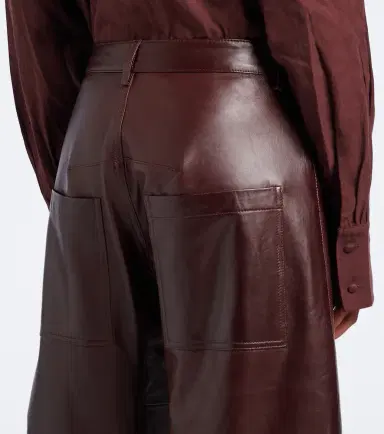 Nili Lotan Shon leather barrel-leg pants | Thumbnail 4 Nili Lotan Shon leather barrel-leg pants | Thumbnail 4