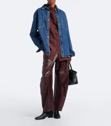 Nili Lotan Shon leather barrel-leg pants | Thumbnail 6 Nili Lotan Shon leather barrel-leg pants | Thumbnail 6