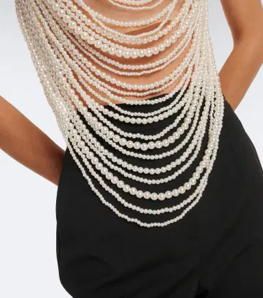 Retrofête Retrofête Elsie embellished halterneck top | Thumbnail 3 Retrofête Retrofête Elsie embellished halterneck top | Thumbnail 3