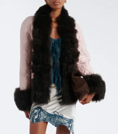 Jacques Wei Quilted shearling-trimmed coat | Thumbnail 5 Jacques Wei Quilted shearling-trimmed coat | Thumbnail 5