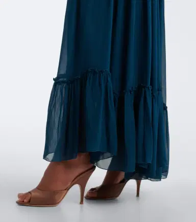 Jacques Wei Pleated chiffon maxi skirt | Thumbnail 5 Jacques Wei Pleated chiffon maxi skirt | Thumbnail 5