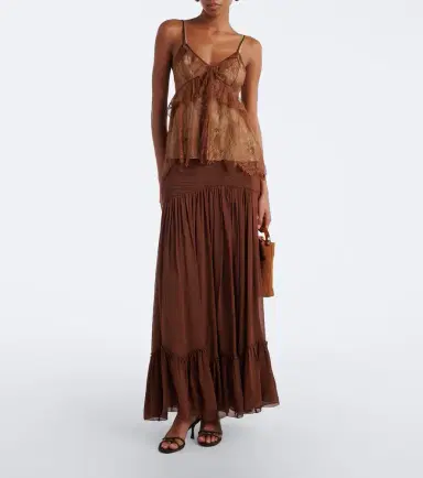 Jacques Wei Pleated chiffon maxi skirt | Thumbnail 4 Jacques Wei Pleated chiffon maxi skirt | Thumbnail 4