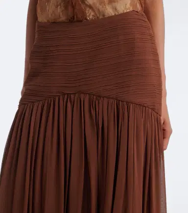 Jacques Wei Pleated chiffon maxi skirt | Thumbnail 5 Jacques Wei Pleated chiffon maxi skirt | Thumbnail 5