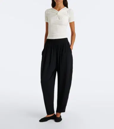 Eres Anna gathered jersey T-shirt | Thumbnail 2 Eres Anna gathered jersey T-shirt | Thumbnail 2