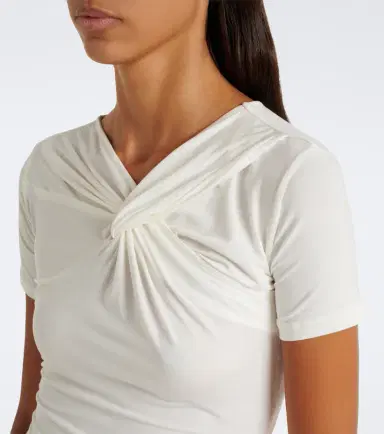 Eres Anna gathered jersey T-shirt | Thumbnail 4 Eres Anna gathered jersey T-shirt | Thumbnail 4