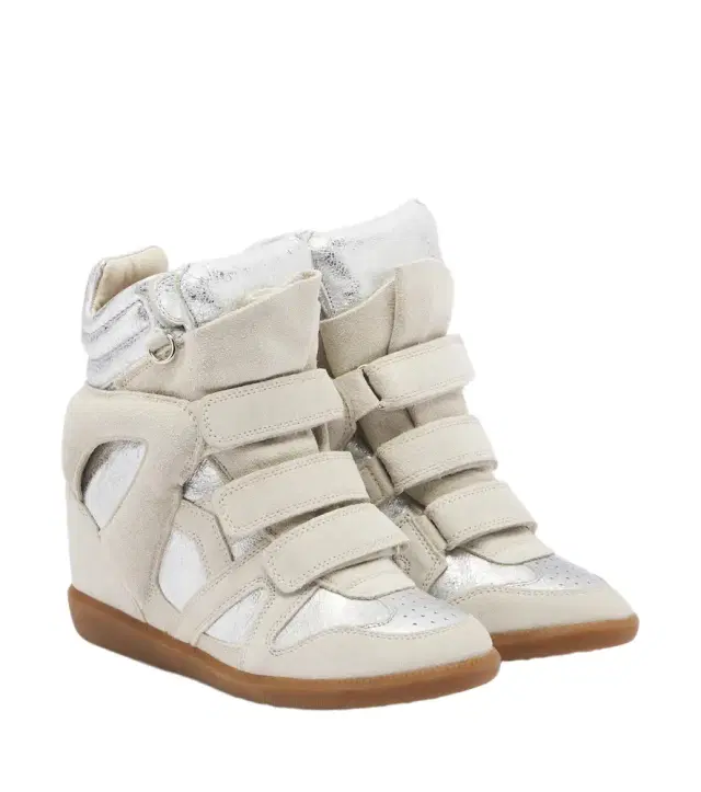 Bekett suede and metallic leather sneakers Bekett suede and metallic leather sneakers