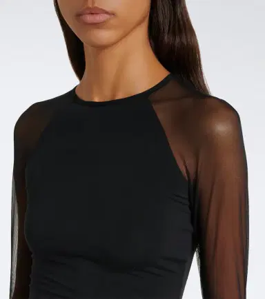 Eres Marita tulle-trimmed T-shirt | Thumbnail 5 Eres Marita tulle-trimmed T-shirt | Thumbnail 5