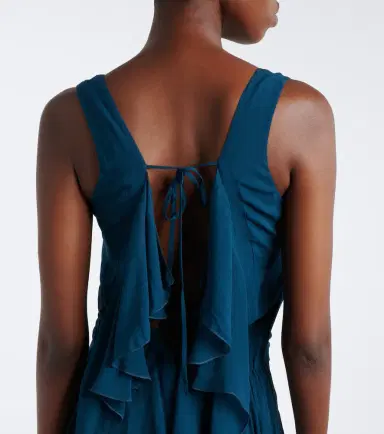 Jacques Wei Pleated chiffon jumpsuit | Thumbnail 3 Jacques Wei Pleated chiffon jumpsuit | Thumbnail 3