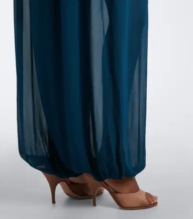 Jacques Wei Pleated chiffon jumpsuit | Thumbnail 5 Jacques Wei Pleated chiffon jumpsuit | Thumbnail 5