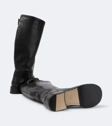 Balenciaga Motor leather knee-high boots | Thumbnail 6 Balenciaga Motor leather knee-high boots | Thumbnail 6