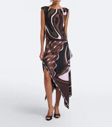 PUCCI Marmo silk twill top | Thumbnail 4 PUCCI Marmo silk twill top | Thumbnail 4