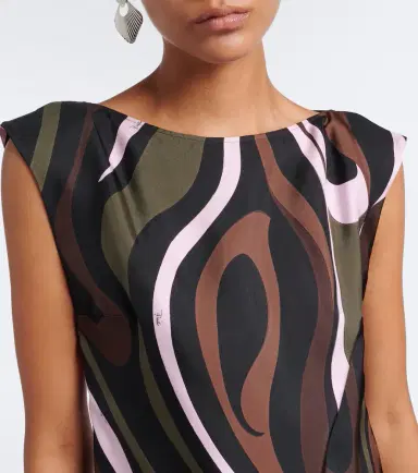 PUCCI Marmo silk twill top | Thumbnail 5 PUCCI Marmo silk twill top | Thumbnail 5