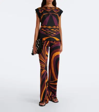 PUCCI Dune silk twill top | Thumbnail 4 PUCCI Dune silk twill top | Thumbnail 4