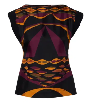PUCCI Dune silk twill top | Thumbnail 1 PUCCI Dune silk twill top | Thumbnail 1