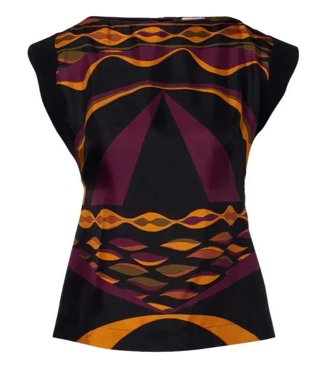 Dune silk twill top Dune silk twill top
