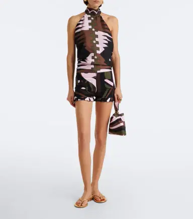 PUCCI Marmo ruffled jersey shorts | Thumbnail 3 PUCCI Marmo ruffled jersey shorts | Thumbnail 3