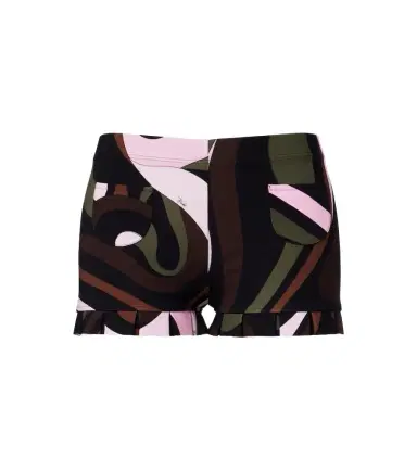 PUCCI Marmo ruffled jersey shorts | Thumbnail 1 PUCCI Marmo ruffled jersey shorts | Thumbnail 1