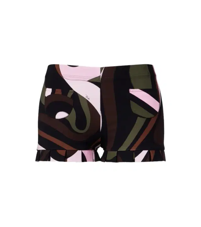 Marmo ruffled jersey shorts Marmo ruffled jersey shorts