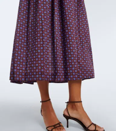 DÔEN Dôen Quinelle printed cotton voile midi dress | Thumbnail 2 DÔEN Dôen Quinelle printed cotton voile midi dress | Thumbnail 2