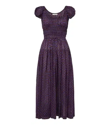 DÔEN Dôen Quinelle printed cotton voile midi dress | Thumbnail 1 DÔEN Dôen Quinelle printed cotton voile midi dress | Thumbnail 1