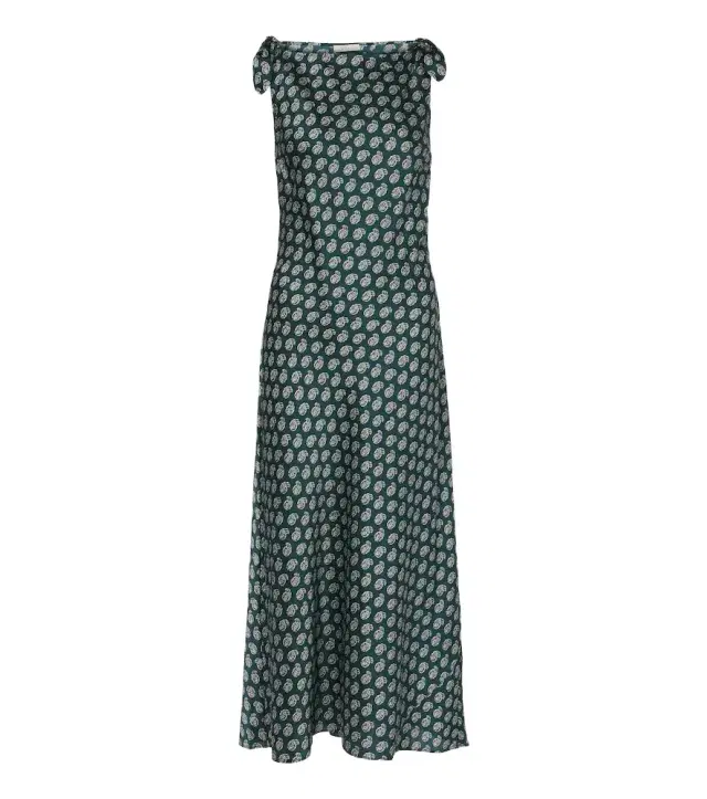 Dôen Mariselle paisley silk-blend midi dress Dôen Mariselle paisley silk-blend midi dress