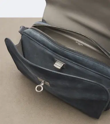 Balenciaga Le 7 Medium suede shoulder bag | Thumbnail 4 Balenciaga Le 7 Medium suede shoulder bag | Thumbnail 4