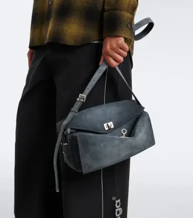 Balenciaga Le 7 Medium suede shoulder bag | Thumbnail 5 Balenciaga Le 7 Medium suede shoulder bag | Thumbnail 5