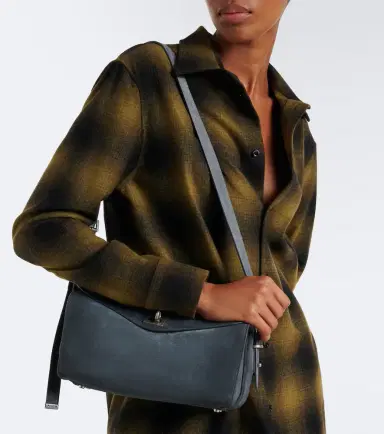 Balenciaga Le 7 Medium suede shoulder bag | Thumbnail 7 Balenciaga Le 7 Medium suede shoulder bag | Thumbnail 7