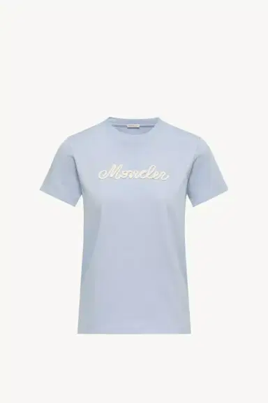Moncler Logo Embroidery Cotton T-shirt | Thumbnail 2 Moncler Logo Embroidery Cotton T-shirt | Thumbnail 2