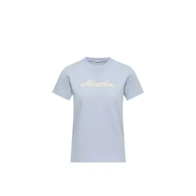 Moncler Logo Embroidery Cotton T-shirt | Thumbnail 1 Moncler Logo Embroidery Cotton T-shirt | Thumbnail 1