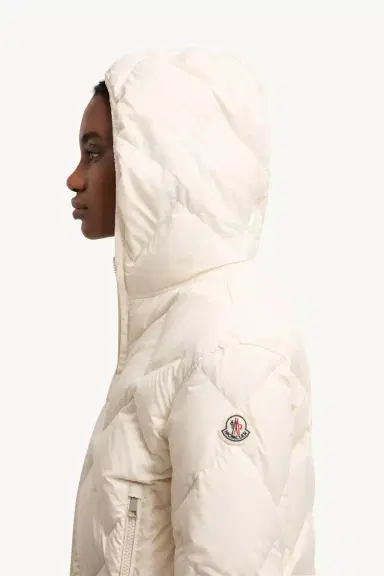 Moncler Arvouinne Hooded Triangle-quilted Short Down Jacket | Thumbnail 4 Moncler Arvouinne Hooded Triangle-quilted Short Down Jacket | Thumbnail 4