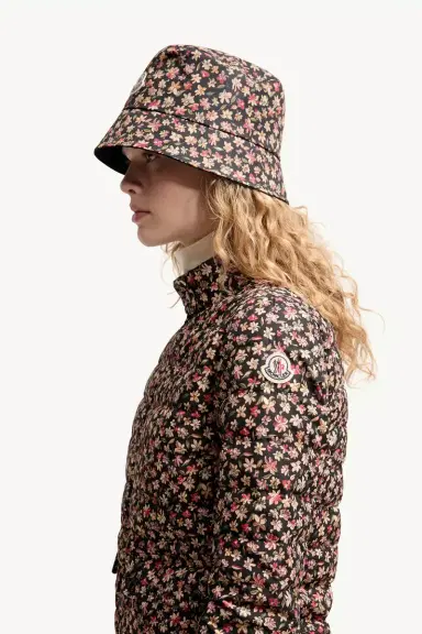 Moncler Florlans Packable Floral Down Jacket | Thumbnail 4 Moncler Florlans Packable Floral Down Jacket | Thumbnail 4