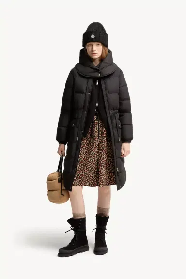 Moncler Pic Hooded Long Down Jacket | Thumbnail 3 Moncler Pic Hooded Long Down Jacket | Thumbnail 3