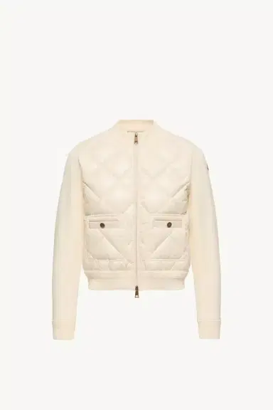 Moncler Cotton Padded Cardigan | Thumbnail 2 Moncler Cotton Padded Cardigan | Thumbnail 2