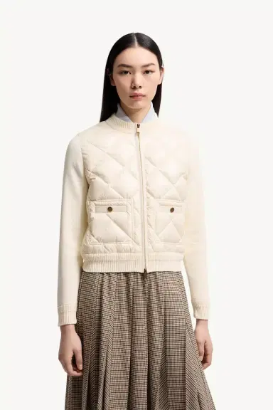Moncler Cotton Padded Cardigan | Thumbnail 5 Moncler Cotton Padded Cardigan | Thumbnail 5