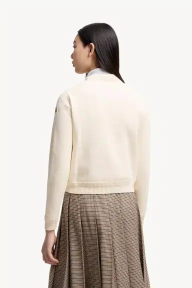 Moncler Cotton Padded Cardigan | Thumbnail 6 Moncler Cotton Padded Cardigan | Thumbnail 6
