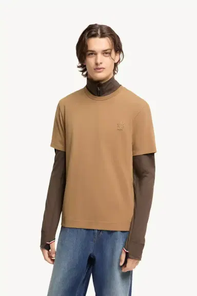 Moncler Grenoble Logo Patch Cotton Blend T-shirt (three Pack) | Thumbnail 5 Moncler Grenoble Logo Patch Cotton Blend T-shirt (three Pack) | Thumbnail 5