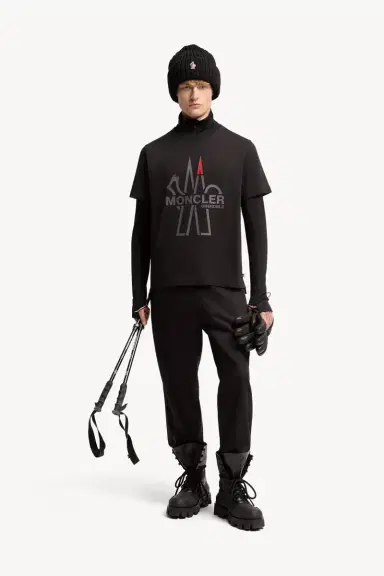 Moncler Grenoble Logo Cotton T-shirt | Thumbnail 3 Moncler Grenoble Logo Cotton T-shirt | Thumbnail 3