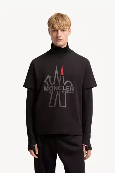 Moncler Grenoble Logo Cotton T-shirt | Thumbnail 5 Moncler Grenoble Logo Cotton T-shirt | Thumbnail 5