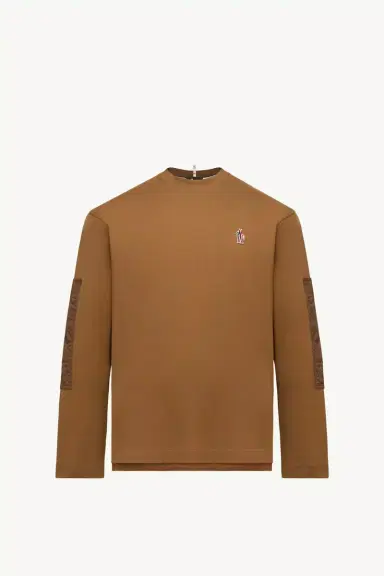 Moncler Grenoble Logo Cotton Long Sleeve T-shirt | Thumbnail 2 Moncler Grenoble Logo Cotton Long Sleeve T-shirt | Thumbnail 2