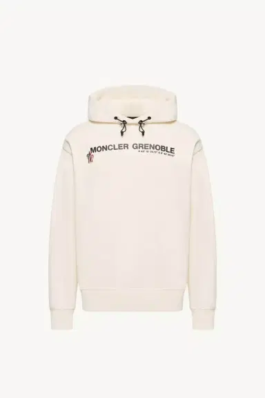 Moncler Grenoble Coordinates Logo Cotton Hoodie | Thumbnail 2 Moncler Grenoble Coordinates Logo Cotton Hoodie | Thumbnail 2