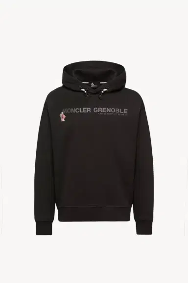 Moncler Grenoble Coordinates Logo Cotton Hoodie | Thumbnail 2 Moncler Grenoble Coordinates Logo Cotton Hoodie | Thumbnail 2