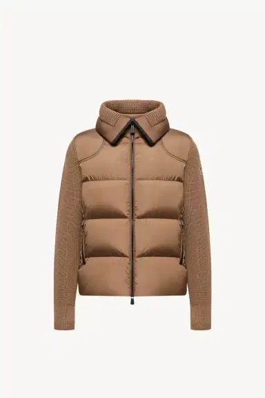 Moncler Grenoble Padded Wool Zip-up Cardigan | Thumbnail 2 Moncler Grenoble Padded Wool Zip-up Cardigan | Thumbnail 2