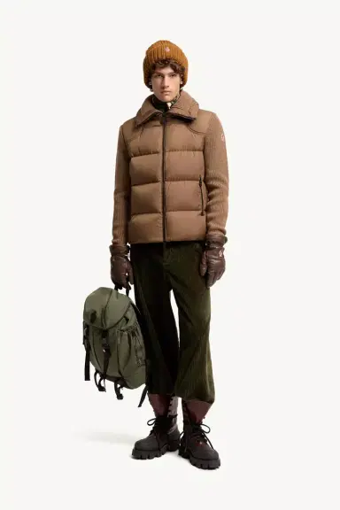 Moncler Grenoble Padded Wool Zip-up Cardigan | Thumbnail 3 Moncler Grenoble Padded Wool Zip-up Cardigan | Thumbnail 3