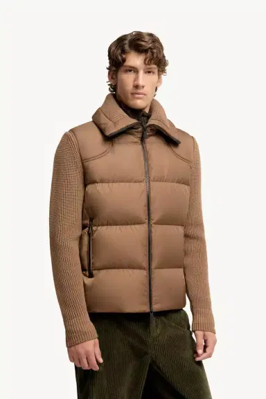 Moncler Grenoble Padded Wool Zip-up Cardigan | Thumbnail 5 Moncler Grenoble Padded Wool Zip-up Cardigan | Thumbnail 5