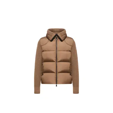Moncler Grenoble Padded Wool Zip-up Cardigan | Thumbnail 1 Moncler Grenoble Padded Wool Zip-up Cardigan | Thumbnail 1