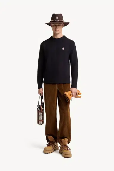 Moncler Grenoble Logo Wool Sweater | Thumbnail 3 Moncler Grenoble Logo Wool Sweater | Thumbnail 3